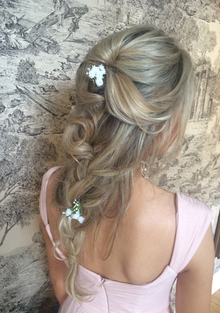 Bridesmaid Hair <a href="/StanbrookAbbey/">Stanbrook Abbey Hotel</a> #weddings #hairstyles #hairstylist