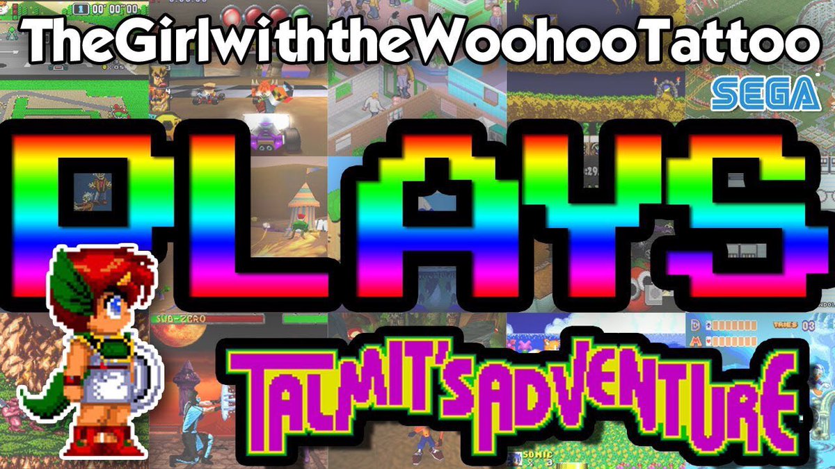 woohootattoo's tweet photo. This game is amazing but also weird. It's a great combo!! Yeow!! 🎡🎢🍟 #TalmitsAdventure #90sGames #sega https://t.co/zE3hCFQ7Mr https://t.co/XKPHPvRxR6