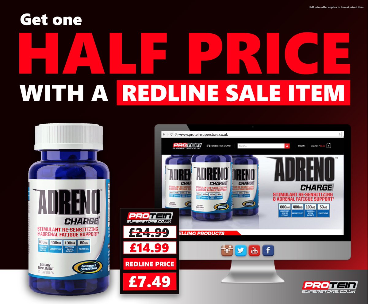 Find this &amp; many other amazing deals at all Protein Superstore branches!
#TeamPSS #GaspariNutrition #Supplements #AdrenoCharge #Stimulant