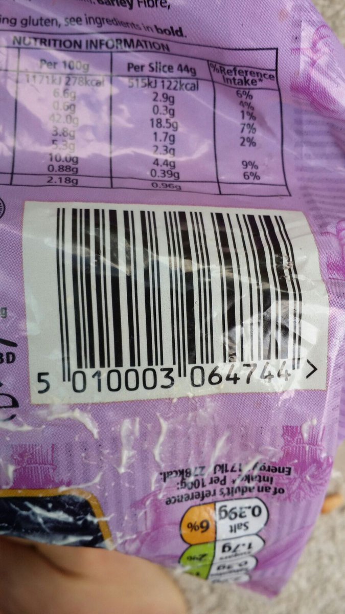 EmmaJInnes's tweet photo. @hovisbakery found this in a loaf of bread this morning... https://t.co/ELlSNsSwgq