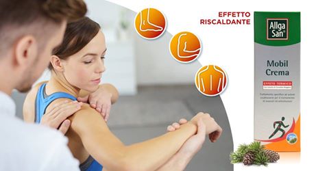 Dopo esservi allenati soffrite di qualche dolorino? Accelerate il vostro recupero con Mobil Crema di Allga San.