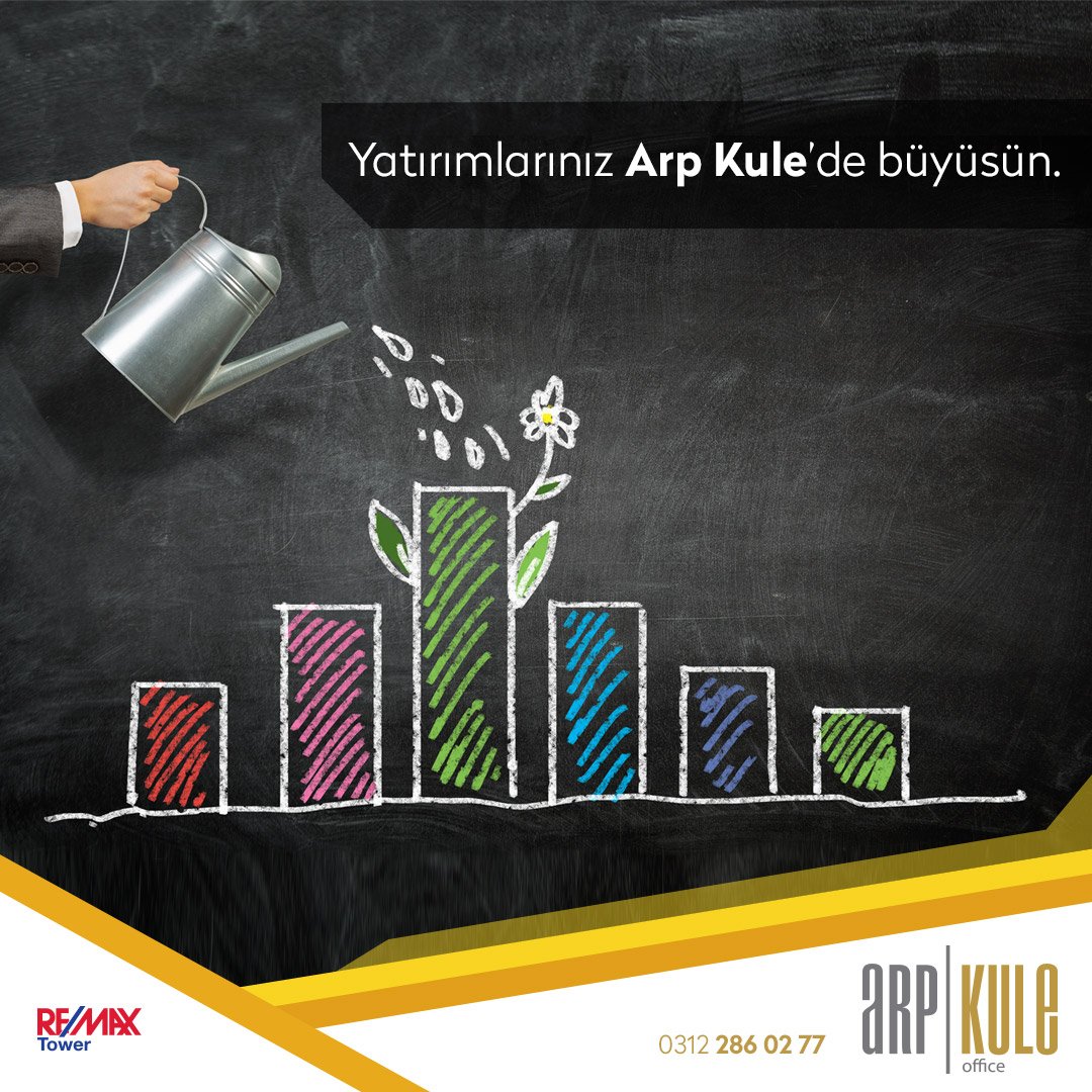 KuleArp's tweet photo. Yatırımlarınız Arp Kule'de büyüsün.  #arpkule #remaxtower #ticarigayrimenkul #ofis #kuleofis https://t.co/3mQzMNIILX