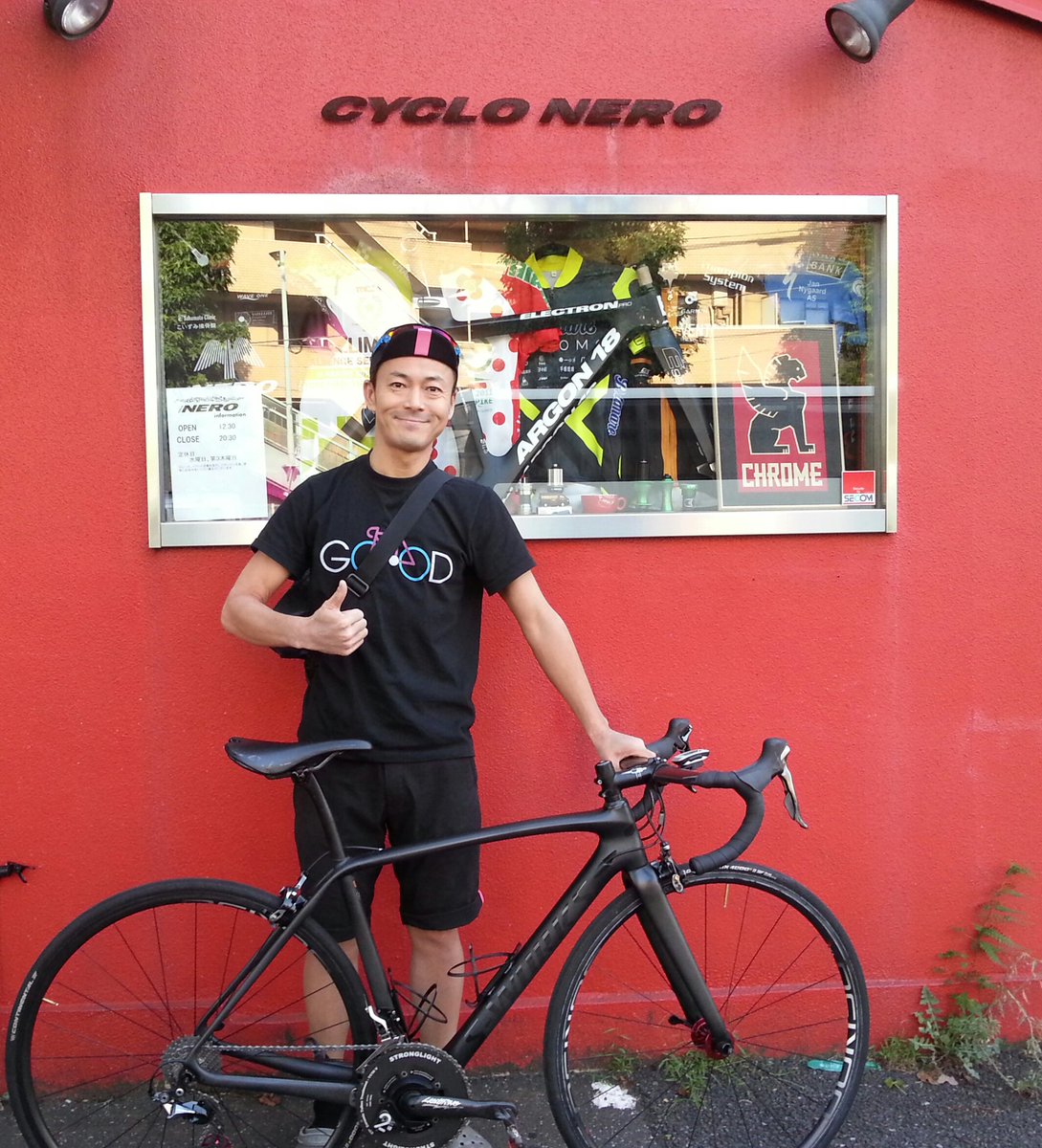 inomanab's tweet photo. 本日CYCLO  NERO さんでコンパクト・クランクを卒業致しました。52T-36Tですが(^^;)))あたい……男になります！ https://t.co/QQebwJr2N6