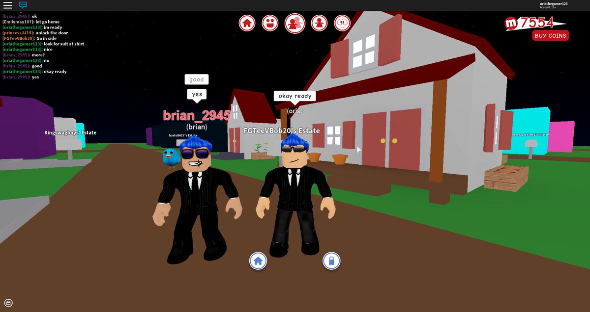 UriaGrinvald's tweet image. say hello to the mans in the suits #007 @brian_2945 #roblox4life #robloxbrothers
