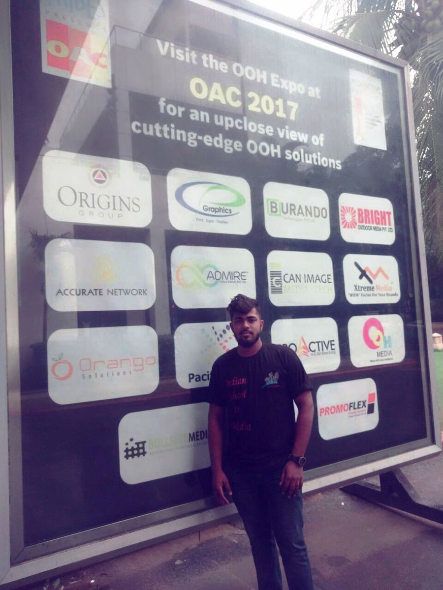 ISMmumbai's tweet photo. #Students of @ISMmumbai at #Outdoor #Advertising Convention 2017 #Event
#eventmanagement #eventplanner #mediainstitute #college #collegelife https://t.co/eVd2X9Ipo5