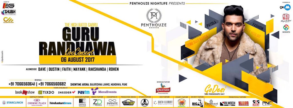 ShubhEventz_'s tweet photo. Catch the perfectionist, @GuruOfficial reprise his popular compositions this Sunday in #Pune. Tix: https://t.co/mFQYkb6njm #LetsGoDesi https://t.co/zb6ODw9tMc