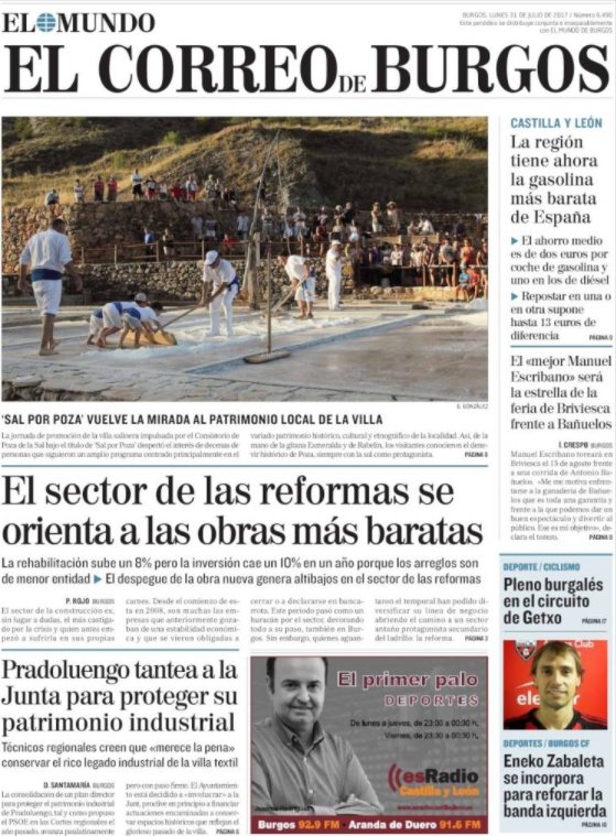 esRadio_CyL's tweet photo. 🗞️Las #portadas de los diarios @edigrup en #CastillayLeón. No te pierdas @DiarioCyLMundo, @diariodeleon, @diariodesoria y @correodeburgos. https://t.co/gsgbde3Okb