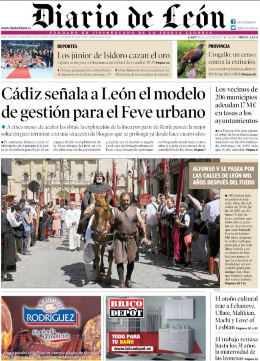 esRadio_CyL's tweet photo. 🗞️Las #portadas de los diarios @edigrup en #CastillayLeón. No te pierdas @DiarioCyLMundo, @diariodeleon, @diariodesoria y @correodeburgos. https://t.co/gsgbde3Okb