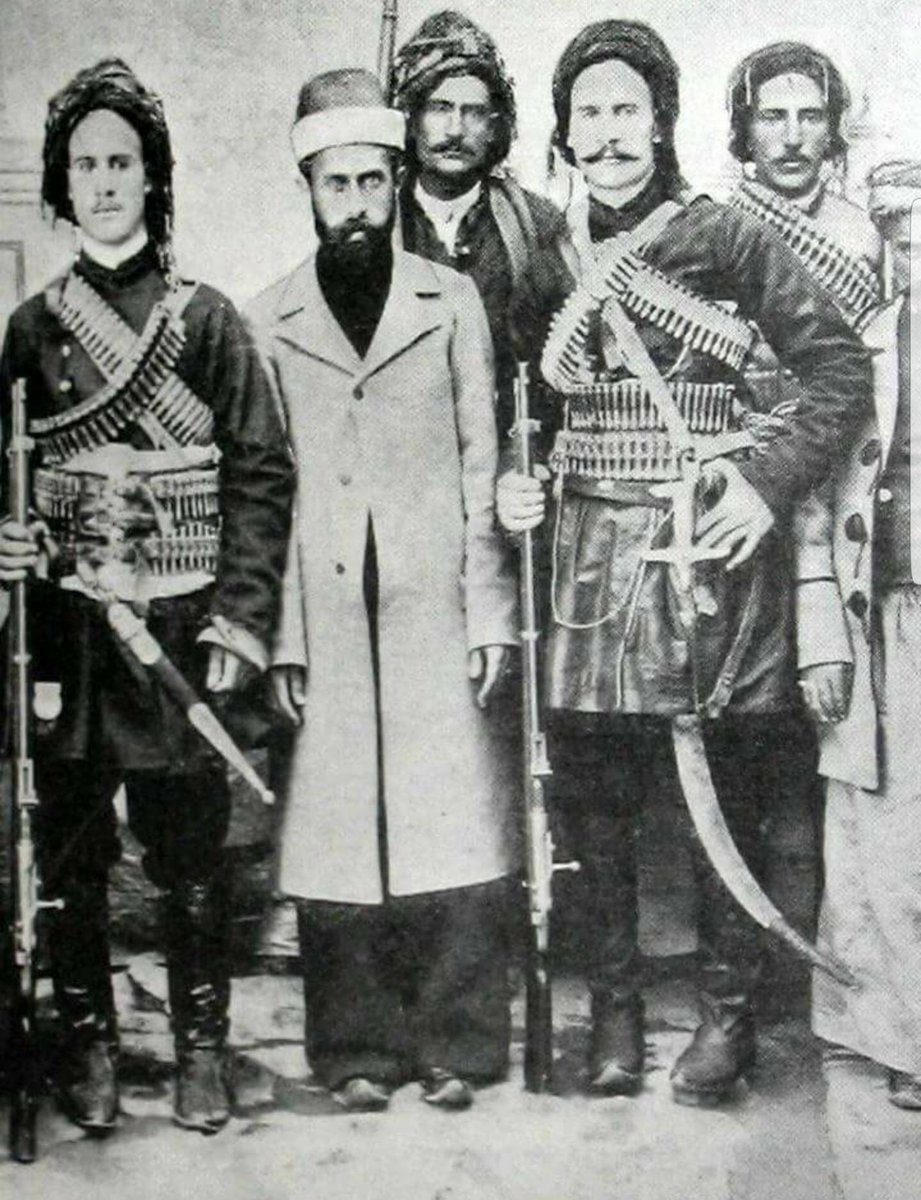 Kurdish_culture's tweet photo. Old photo of Kurdish lion #SimkoShikak and his army, who fought against #Shan (Iranian last King) for Kurds right. https://t.co/PheLHtY1Oo
