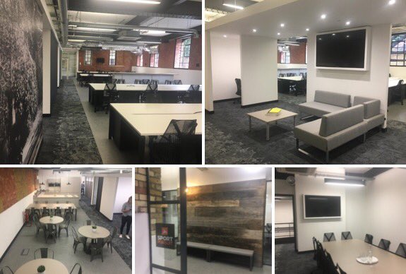 SpectrumWP's tweet photo. Busy day handing over fab #office #refurbishment for @SportPursuit. Love the @HermanMillerLtd chairs! #MondayMotivation #WorkspaceoftheWeek https://t.co/uWQH9PYO2K