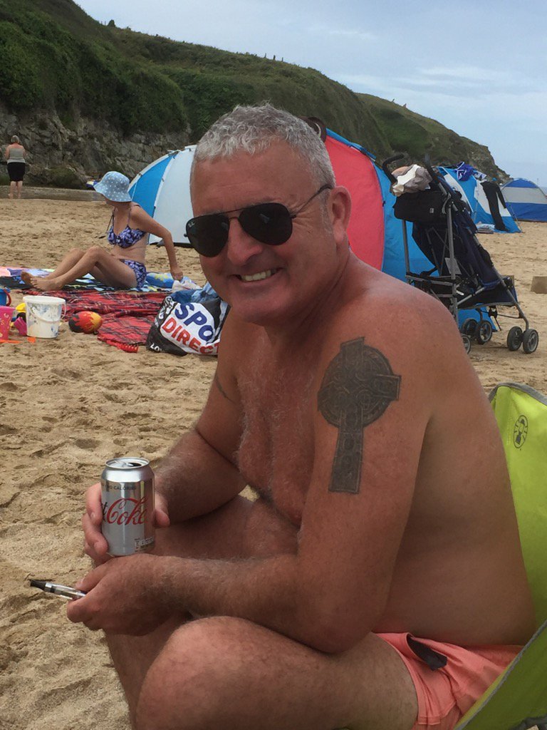 50 today and in my favourite place on crantock beach 🌊 Cornwall