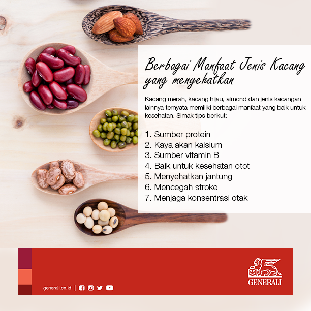 Generali_ID's tweet photo. Generali Friends, berbagai manfaat yang didapat dengan mengonsumsi kacang-kacangan, yuk simak #GENInfo ini :) https://t.co/Euv4fapyjD