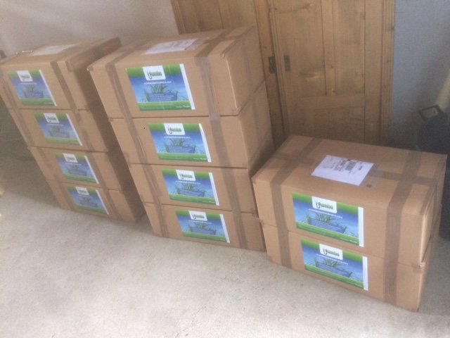 Freuen uns total, dass unser #Jumbograsmulch so gut ankommt! #Rindenmulch-Ersatz #Mulch für den #Garten #Jumbograshecke