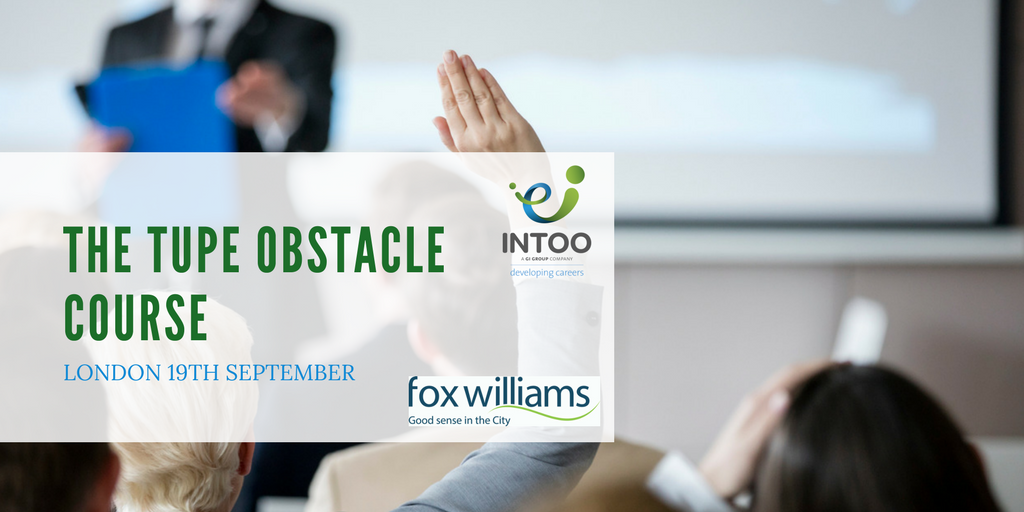INTOOUK's tweet photo. TUPE transfers are increasing. Do you know the pitfalls to avoid? Join us and @foxwilliams  on 19th Sept learn more https://t.co/IIuTl0nqCH https://t.co/XDAx1TFlTr