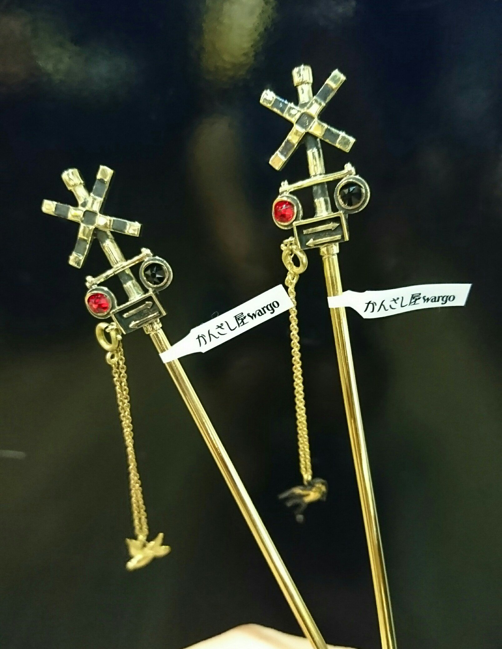 かんざし屋wargo『ゲゲゲの鬼太郎』コラボ リモコン下駄一本簪