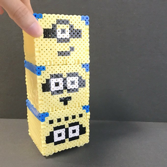 アイロンビーズ貯金箱の図案集 子供が好きなキャラクターから簡単なものまで Sueの玉手箱