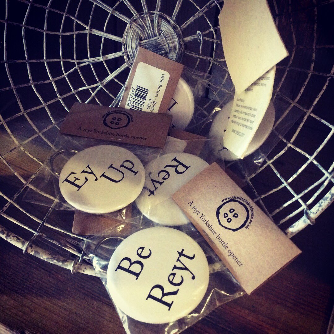 ninetoeleven's tweet photo. Celebrate Yorkshire Day Tomorrow with these reet Yorkshire gifts #littlebutton #yorkshireday https://t.co/yklEvfIPmh