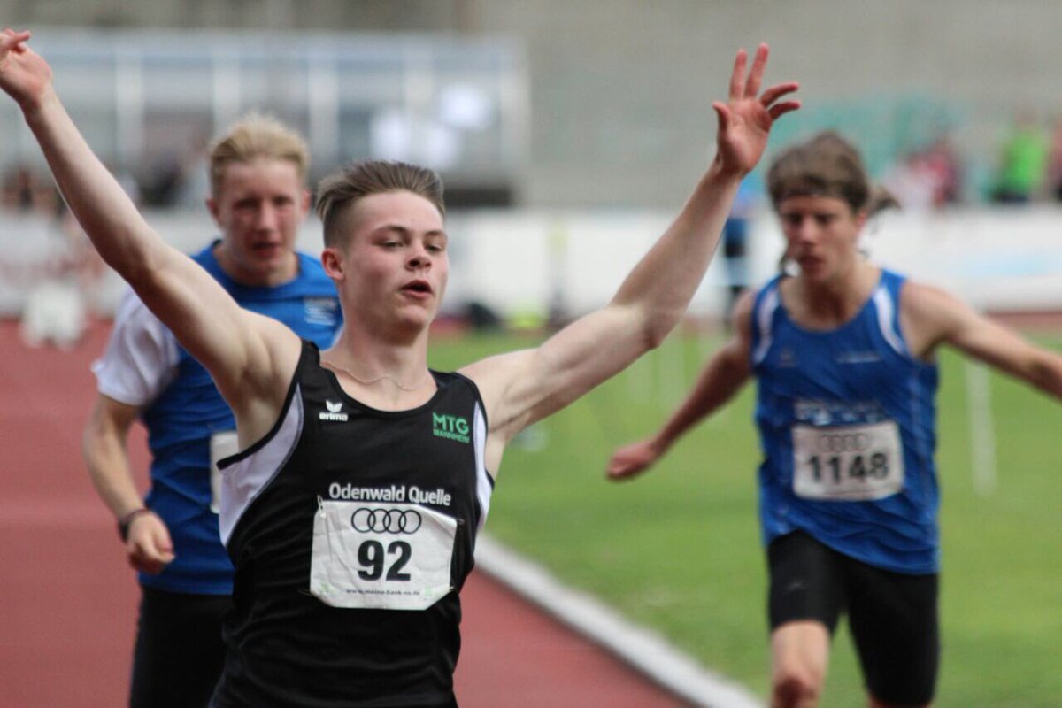 mtg_la's tweet photo. Felix Kunstein wird Süddeutscher Meister M15 über 100 m in 11,04 sec. https://t.co/wlRnwM8mjp