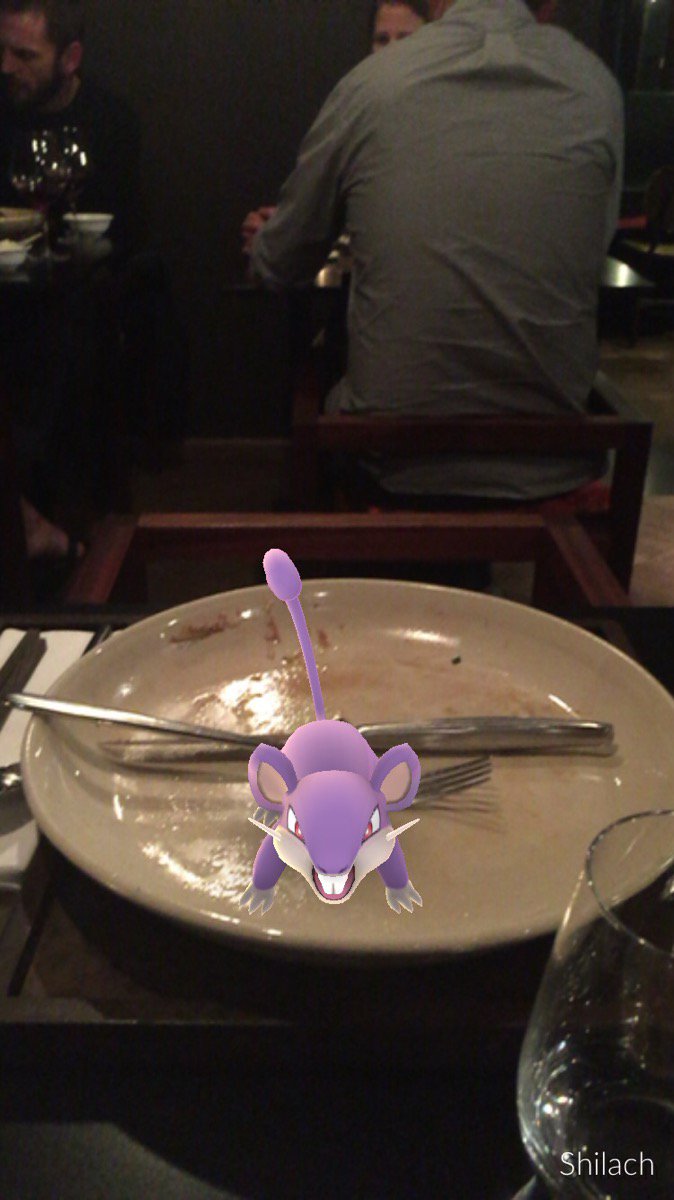 When you are at a fancy restaurant and you just can't bloody resist C: 

The food was gold though <3