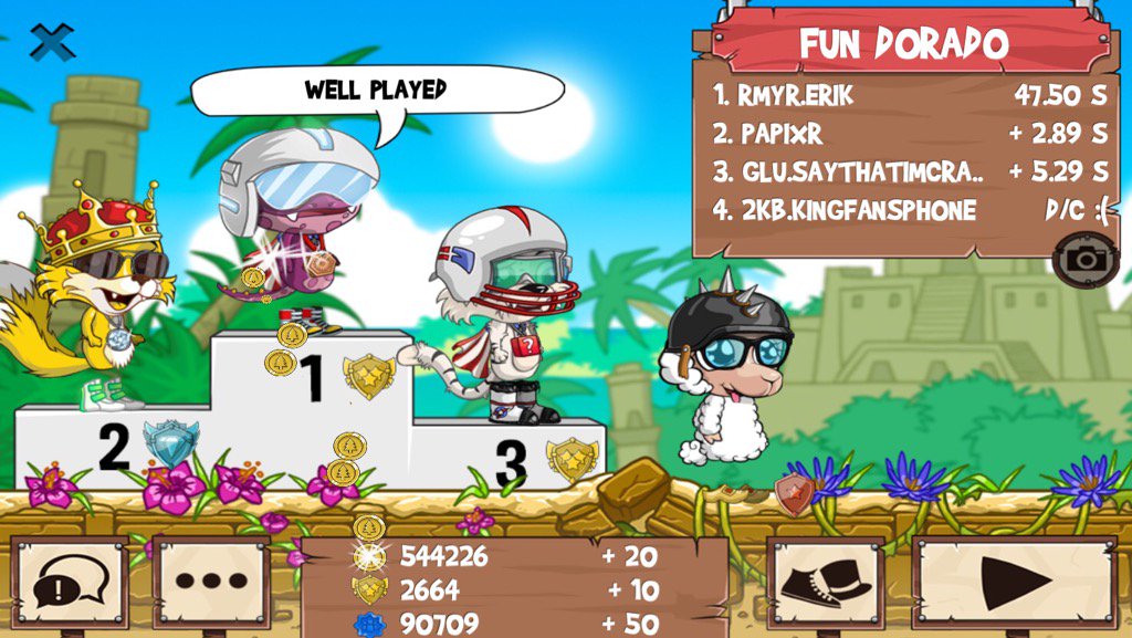 ImASoccaPlaya's tweet photo. I just beat a golden fox! #funrun2 #PAPIXR #saythatimcrazy #kingfansphone https://t.co/3T9Ml5IUDW