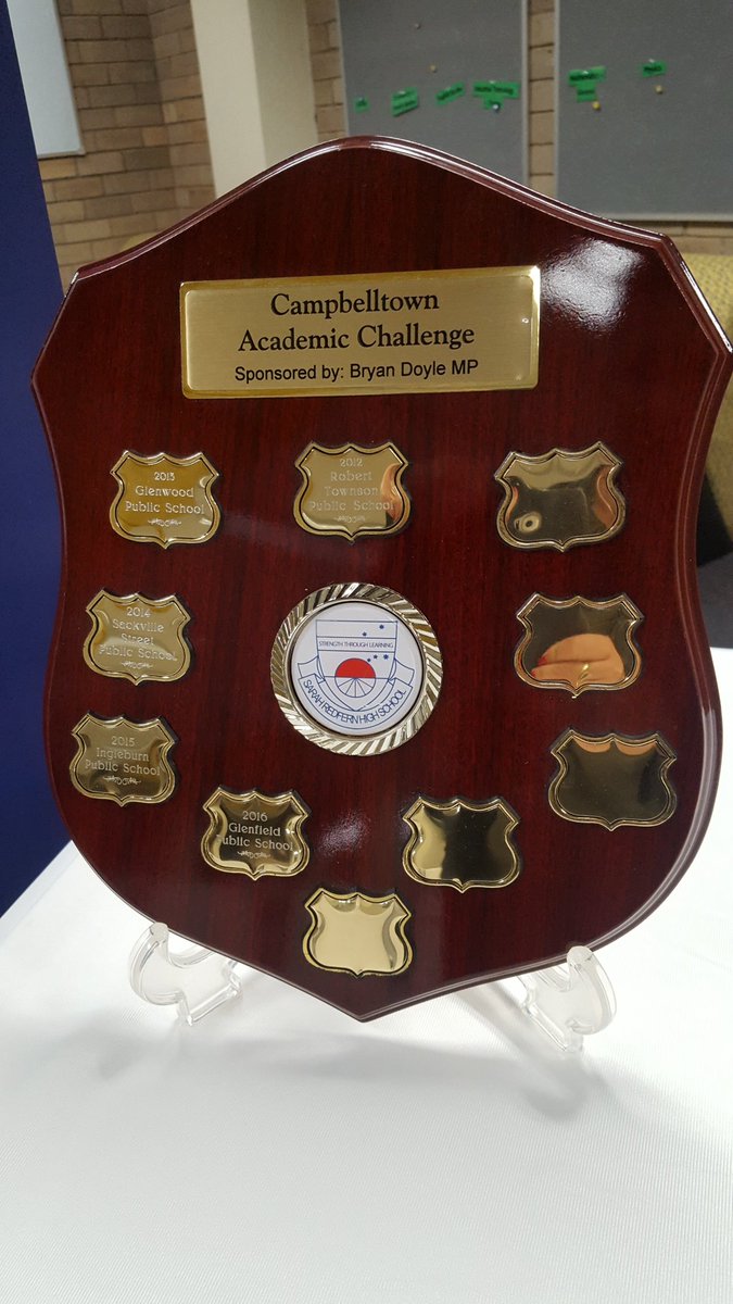 SarahRedfernHS's tweet image. We are set up and ready for the Campbelltown Academic Challenge! Looking forward to welcoming all the competing schools.
#EdWeek17 #2017CAC