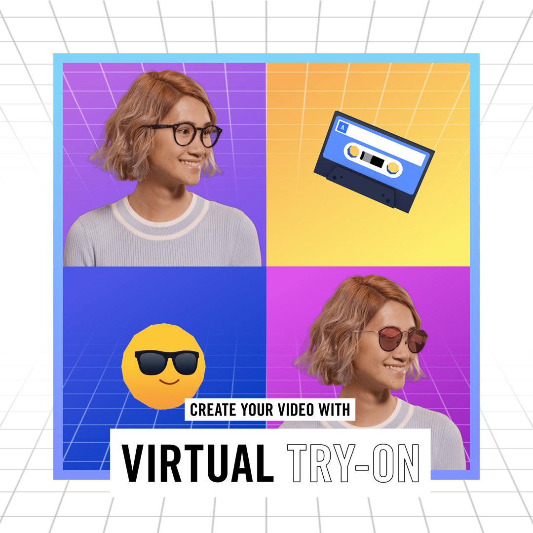 ray_ban's tweet photo. Try. Record. Share. Repeat // Make your own Virtual Try-On video and show them what youβve got // #TryThemOn @ https://t.co/X20vDUZOAK https://t.co/5SumWmVrRf