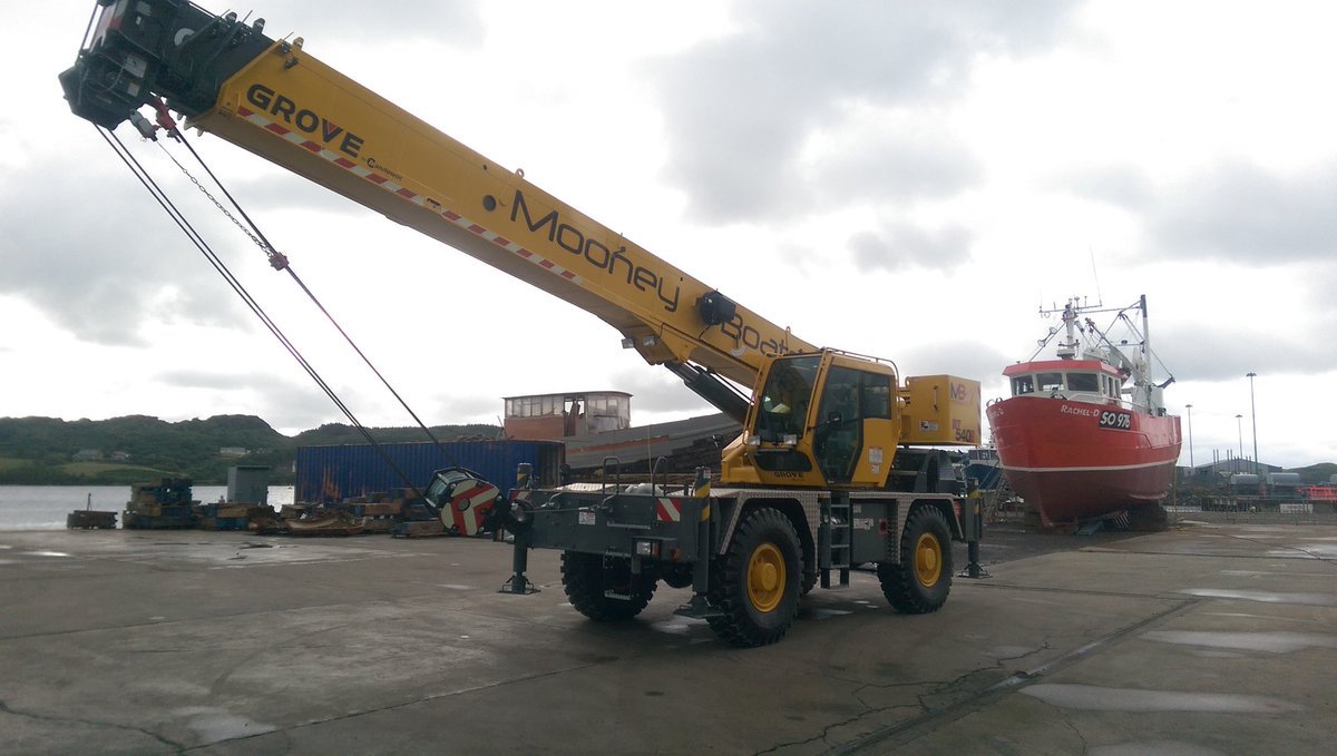 irlequip92's tweet image. Congratulations to Mooney Boats, Killybegs, Co. Donegal on taking delivery of their new Grove RT 540E . Best of luck Lee