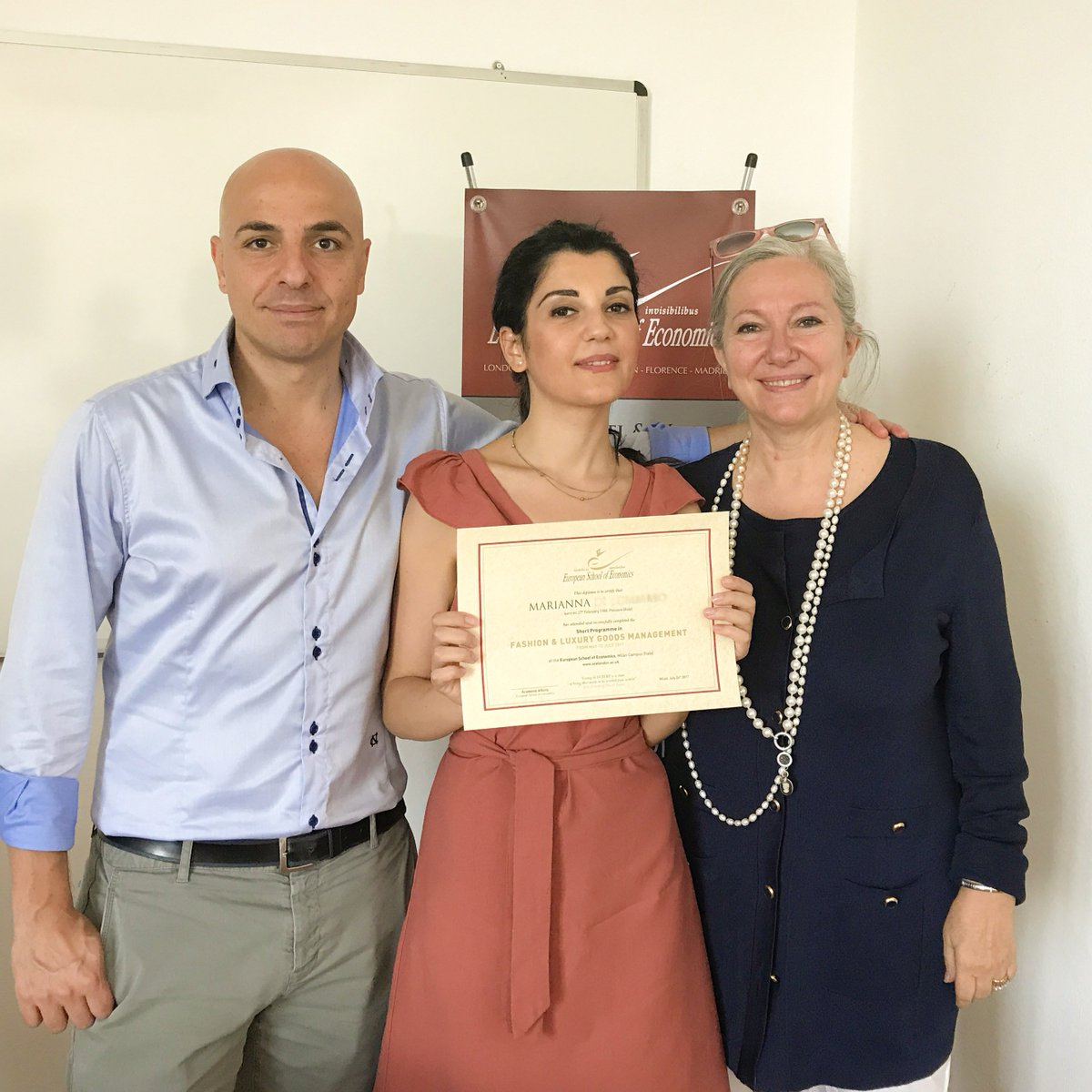 eseschool's tweet photo. #Congratulations #ESE #students - #certificate in #Fashion & #LuxuryGoods #Management
#fashionmanagement #studyinmilan https://t.co/qqu6ZUQQZg