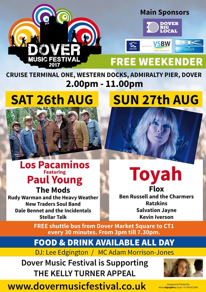 Our fab new graphic with all the info you need about Dover Music Festival.  Please share widely! dovermusicfestival.co.uk