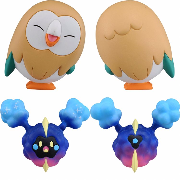 ポケモンセンターnakayama モクローとほしぐもちゃん コスモッグ のモンコレexとぬいぐるみも 9月発売予定です モクローはにっこり T Co 3oi9npz9