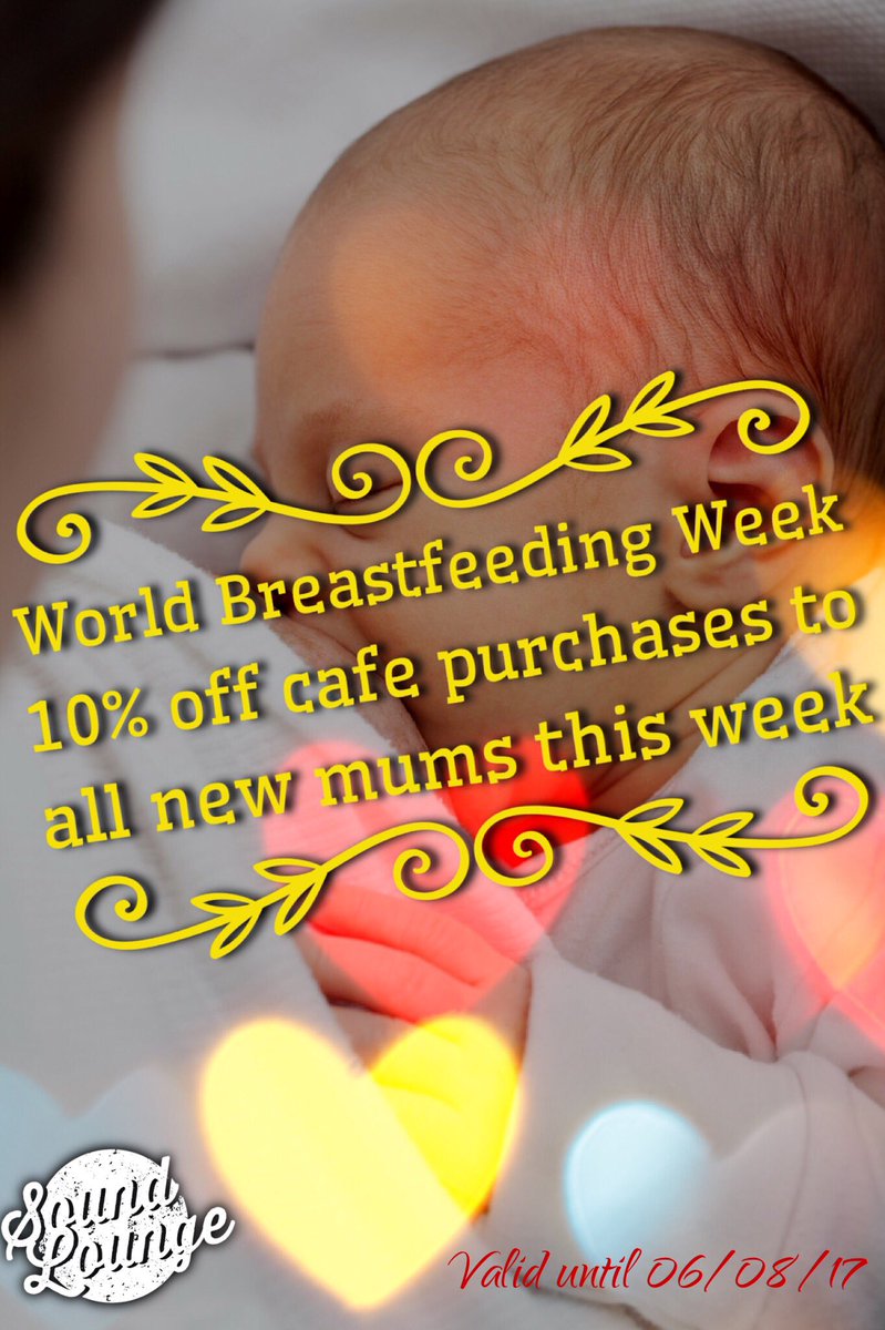 As a gesture of solidarity we're offering all new mums 10% off café purchases this week. 
Happy feeding 💚#worldbreastfeedingweek
