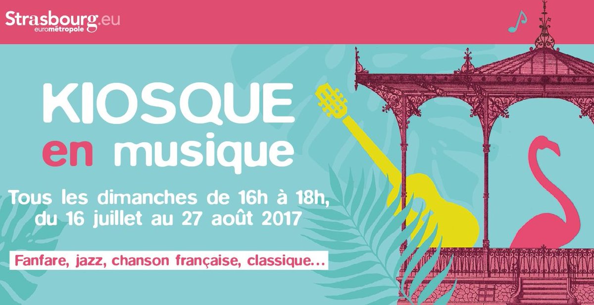 strasculture's tweet photo. #Kiosque en #musique c'est tous les dimanches au parc du #contades ! > https://t.co/CdQy0ca5sd  #concert https://t.co/pelsiKKI1f