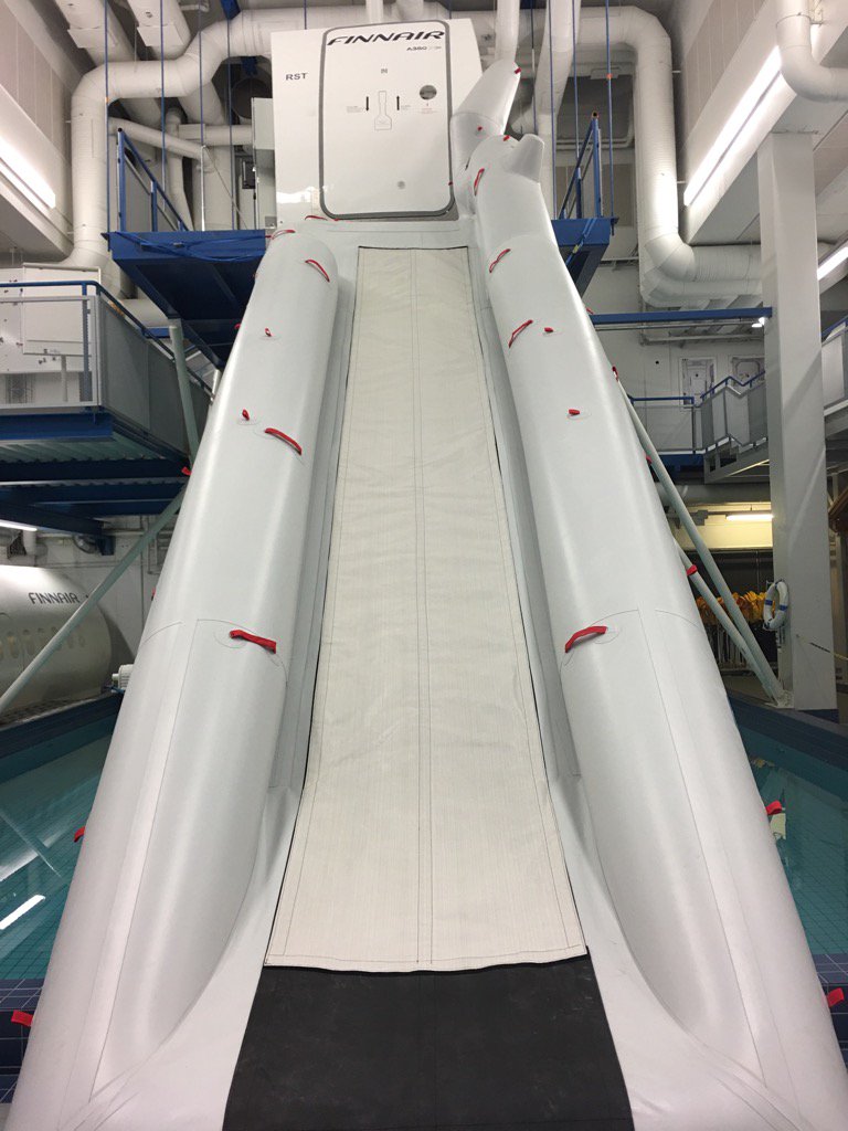 arrivatanen's tweet photo. Airbus 350 Door Trainer @FinnairAcademy ready for training #finnair https://t.co/e6m9wunw45