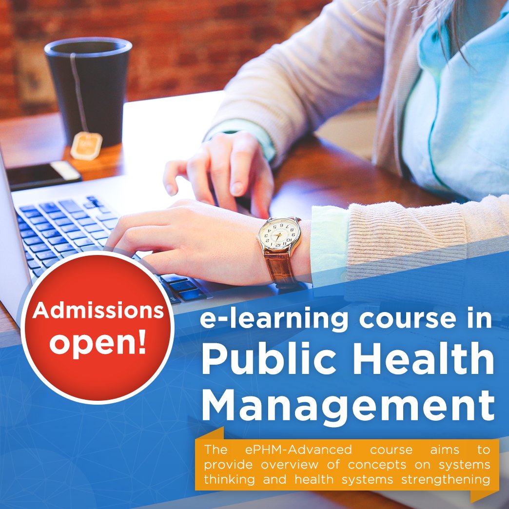iphindia's tweet photo. #eLearning #Course in #PublicHealthManagement
APPLY NOW : https://t.co/z0fsNKDKj1
#ephm #iphindia #onlinecourse https://t.co/CNtm5abxRY