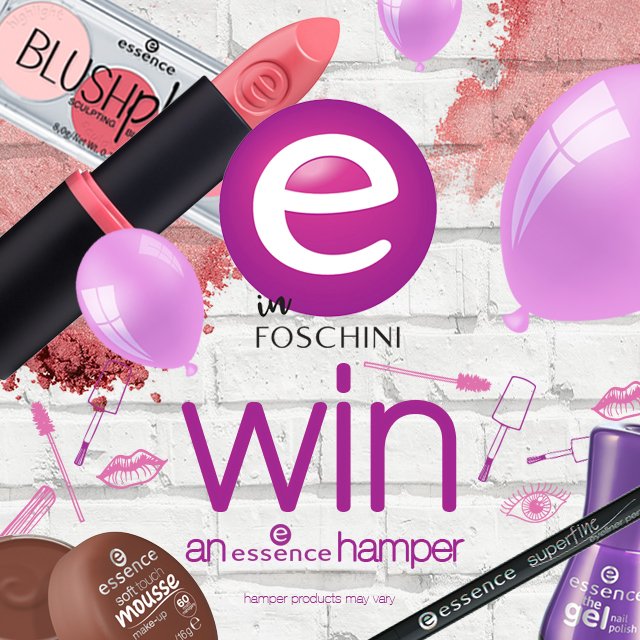 essence_ZA's tweet photo. we have amazing news! we'll be rolling out to @TFGZA and to celebrate we're giving away 3 x R1000 hampers!😆

RT to enter! #essenceInFoschini https://t.co/V75QvBOnbD