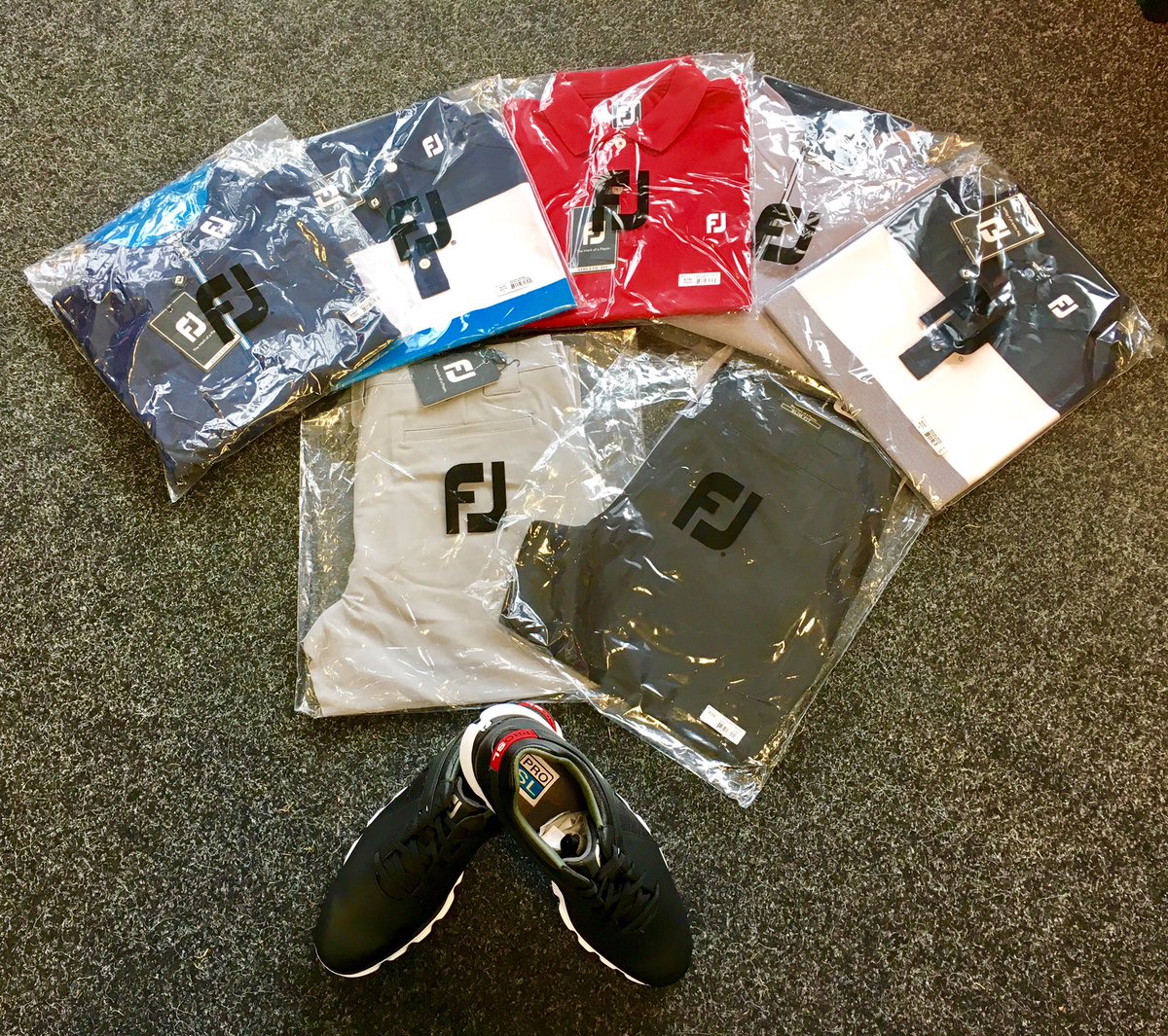 GolfGuruStu's tweet photo. Thx @FootJoy for my new apparel & footwear for @hiltonparkgolf β³οΈAbsolutely loving the style, fit & quality ππ»ππ» #TheMarkofaPlayer #PGAPro https://t.co/vwgWdUSusb