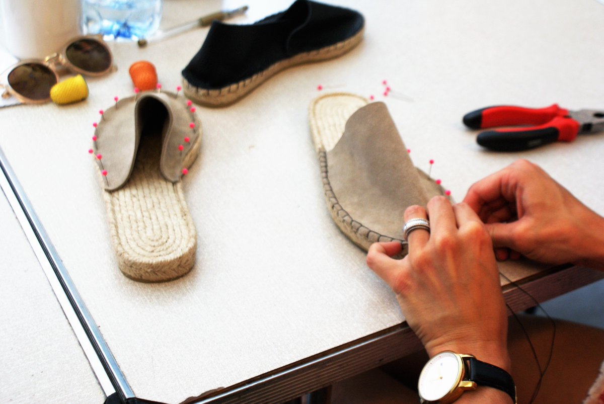 JutaShoes's tweet image. We love these suede slippers made in our last workshop - still time to sign up to the next on on 5th August!  jutashoes.com/store/p7/works…