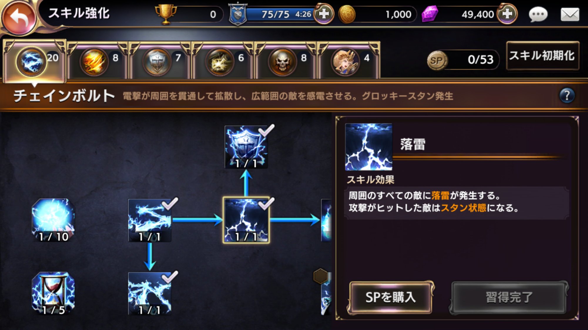 Uzivatel ロストキングダム 公式 Na Twitteru スキルツリー紹介 スキルツリー画面はこのようになっています プレイスタイルに合わせて どのスキルから成長させるかを考えるのが楽しいです ロストキングダム