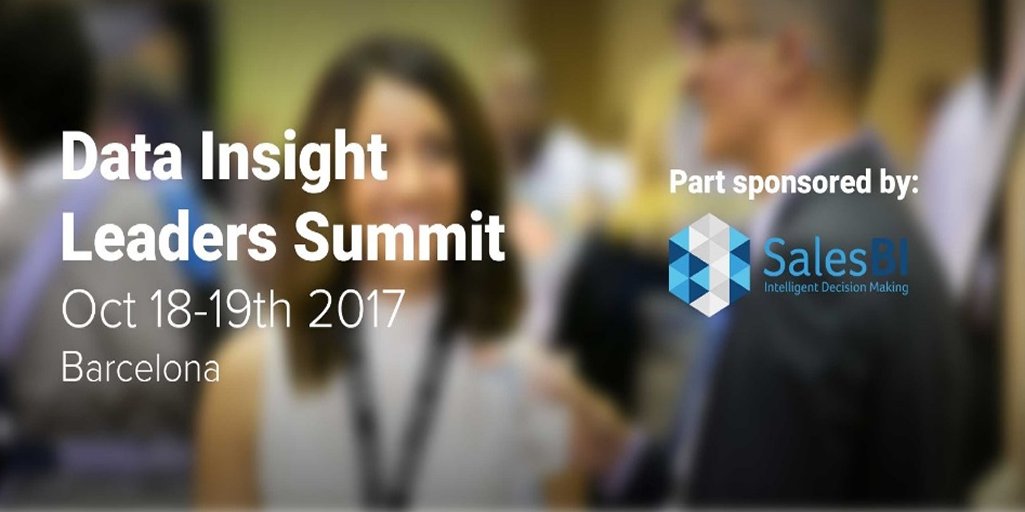 dataconferences's tweet photo. Excited to have @SBIanalytics sponsoring Data Insight Leaders Summit 2017. Click here to find out more! https://t.co/FXEQgOeDpQ https://t.co/IdpiKwW26N