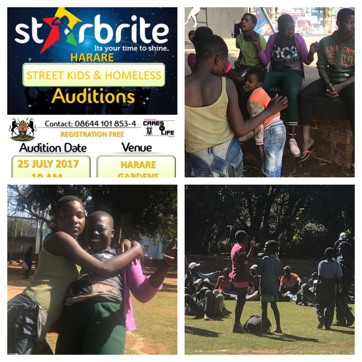 Pailus's tweet image. Beautiful day spent looking for talent amongst streets kids and homeless #starbritezim#codeteen#inspiredstages#streetkids#homeless