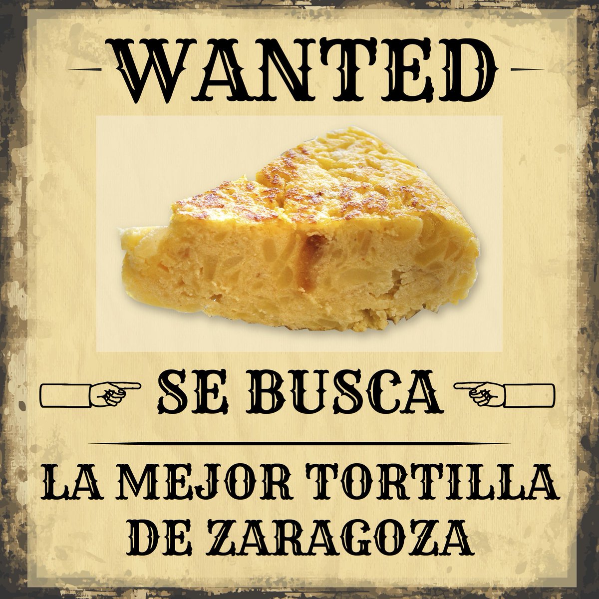 ligatortilla's tweet photo. Buscamos #lamejortortilladeZaragoza. ¿Crees que es la tuya? 
¡Inscríbete en #laligadelatortilla! https://t.co/oK4OUCF7Zu