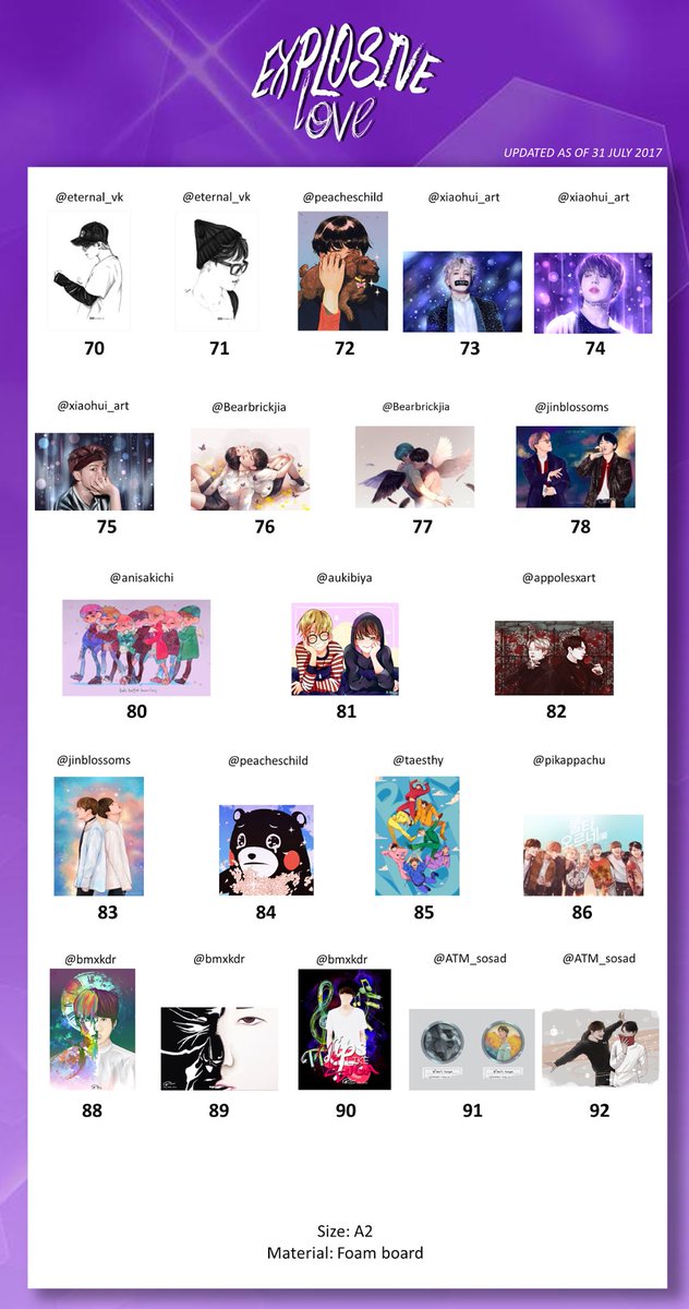 btsforcharity's tweet photo. [BTS EXHIBITION] in MALAYSIA

#EXPLOSIVE_LOVE 💞

🖼 Photo Frame Sale (updated)
📆 Deadline: 12 Aug
💌 Order Form: https://t.co/rq2ystG2iX https://t.co/UUG47rCwXV