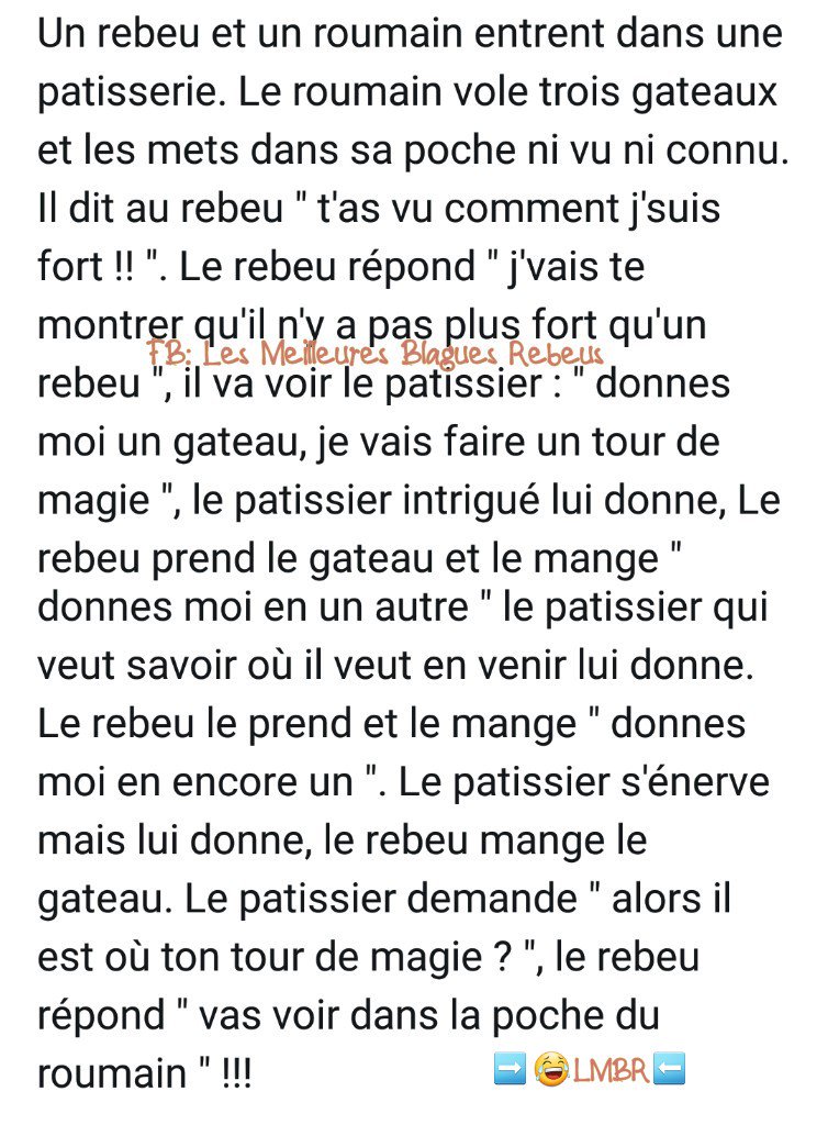 Téléchargement gratuit Images Rire Ensemble On Twitter Rt La Blague Du Rebeu Et Du dernière salutations
