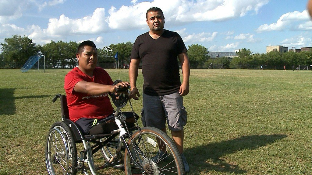 Soccer player who lost both legs in crash gets new wheels bit.ly/2wdhf5q