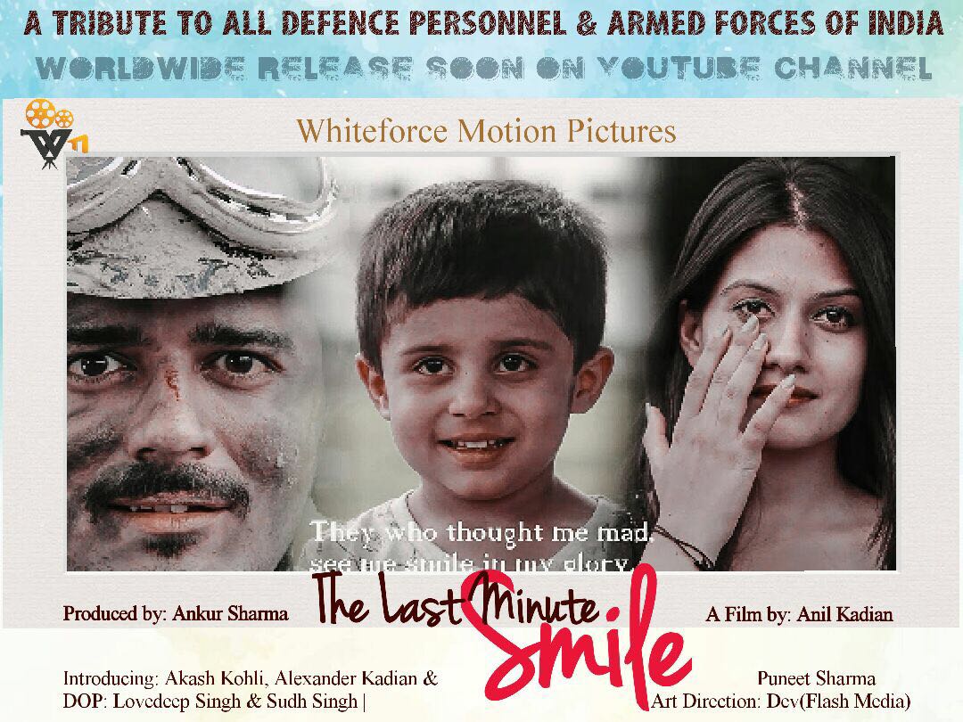 whiteforcemp's tweet photo. World Wide release soon on YouTube Channel - The Last Minute Smile
#WhiteForce, #TheLastMinuteSmile, #ShortFilm, #PatrioticFilm, #Soldier https://t.co/37L8vEyBkh