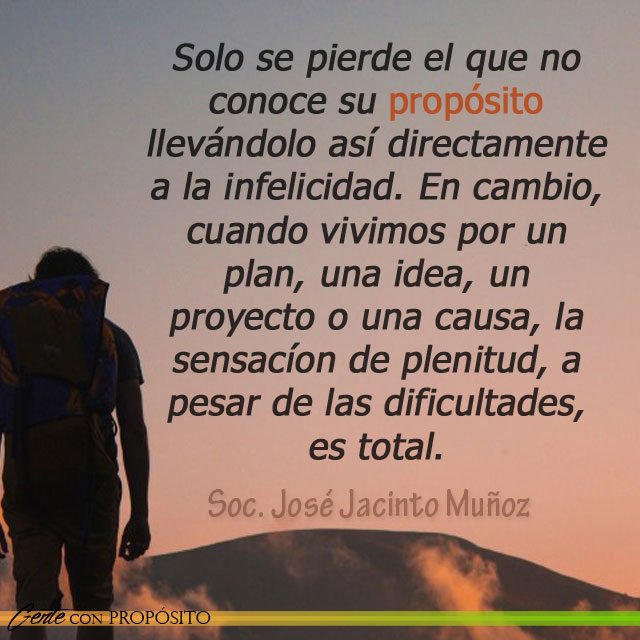josejacintomr's tweet photo. Vivir en propósito es y será siempre tu mejor inversión #GenteConPropósito https://t.co/pfRmNEiuht