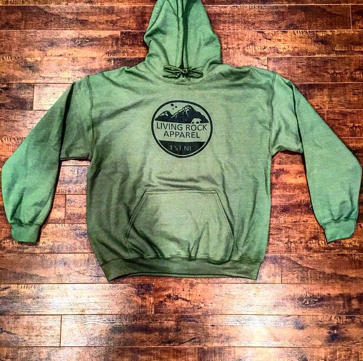 LivingRockNL's tweet photo. Introducing our new military green hoodie! $50.00 with free delivery in CBS and surrounding area. https://t.co/MfxChohRNL