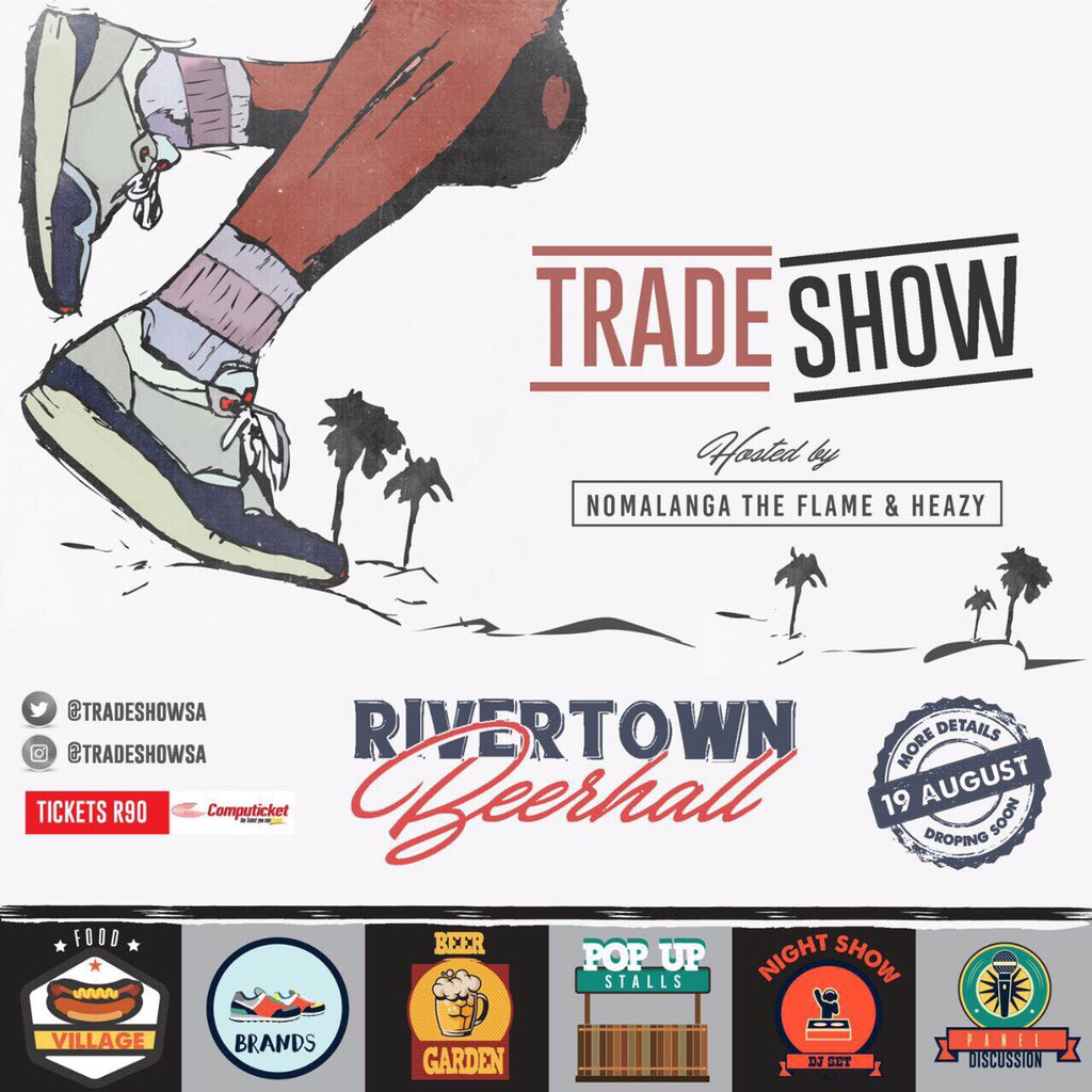 nolwazin_'s tweet photo. @TradeshowSa is back and bigger ‼️ 

Hosted by your fav @RealNomalanga &amp; @IamHeazy 🔥🔥🔥 
#TheTradeShow19Aug 
Save the date ‼️ https://t.co/kb8zDkbPYt