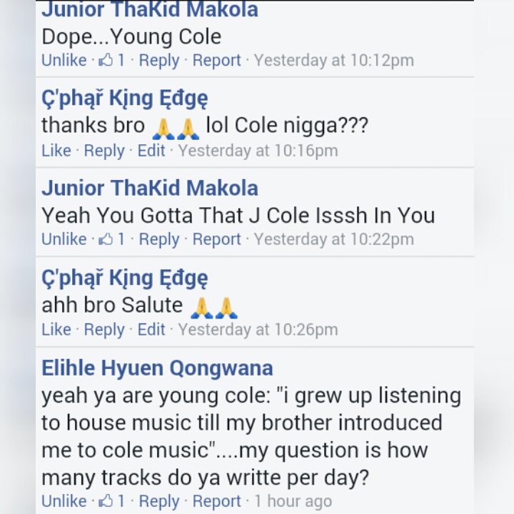 EdgeKMT's tweet photo. They call me "Young Cole" #EdgeKMT lol man the love is real, thanks for listening @Shiz_Live #RSA #HipHop #Rap https://t.co/aO6nt2VfbV