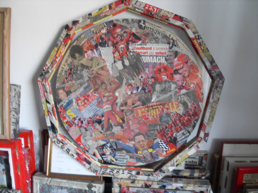 FDefendi's tweet photo. @IvanIvancapelli Perche,nessuno parla mai di  Schumacher,ai gran premi? in attesa .Cordiali saluti da   artistadelcollage@librero.it https://t.co/KFPjt8EDIF